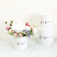 Love Pattern Round Hat Flower Box - Elegant Supply