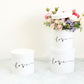 Love Pattern Round Hat Flower Box - Elegant Supply