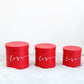 Love Pattern Round Hat Flower Box - Elegant Supply