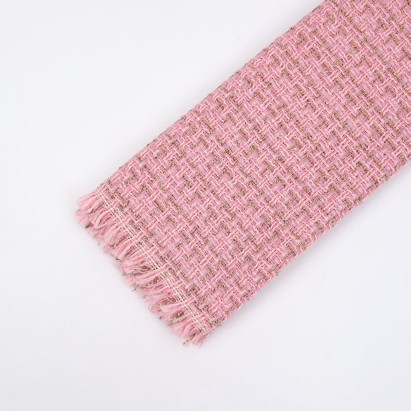 Luxury Checked Cloth Fabric for Flower Bouquet Wrapping Paper - Elegant Supply