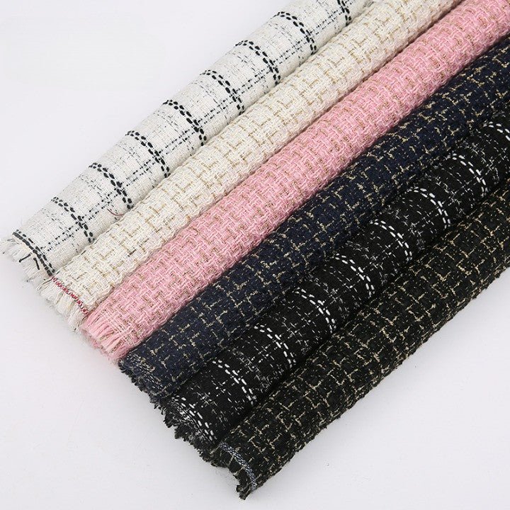 Luxury Checked Cloth Fabric for Flower Bouquet Wrapping Paper - Elegant Supply