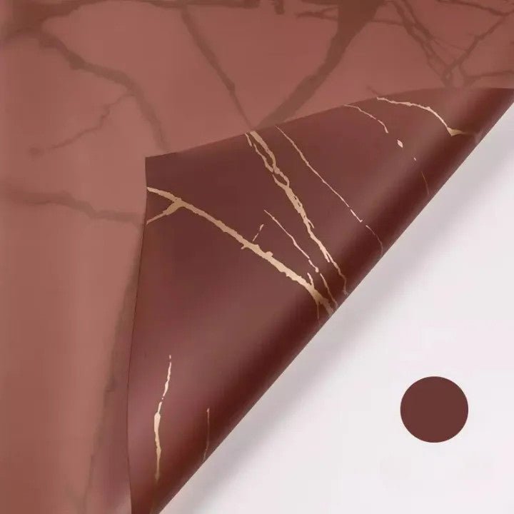 Marble Waterproof Flower Wrapping Paper (20 sheets/bag) - Elegant Supply