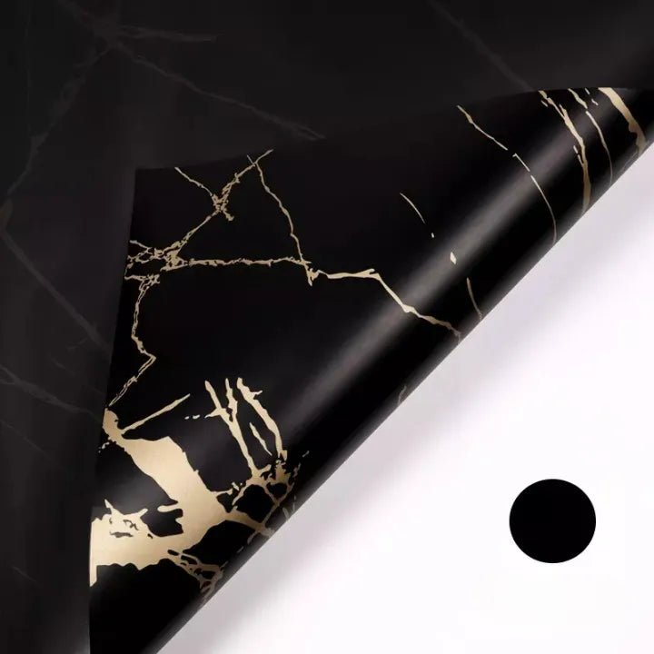 Marble Waterproof Flower Wrapping Paper (20 sheets/bag) - Elegant Supply