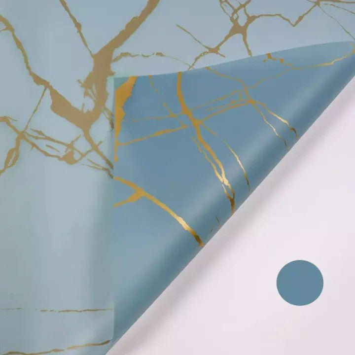 Marble Waterproof Flower Wrapping Paper (20 sheets/bag) - Elegant Supply