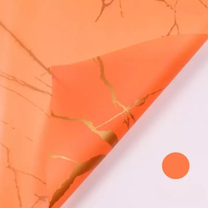 Marble Waterproof Flower Wrapping Paper (20 sheets/bag) - Elegant Supply