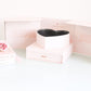 My Heart will go on Satin Square Flower Gift Box with Heart Shape and drawer - Elegant Supply
