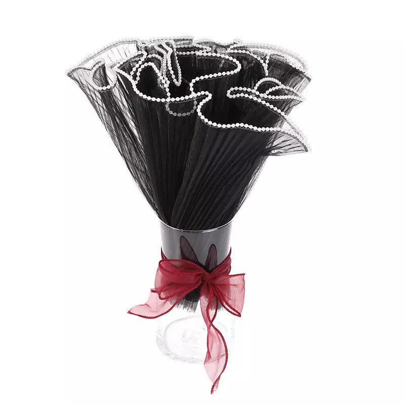 Pearl Diamond Mesh for Flower Bouquet - Elegant Supply