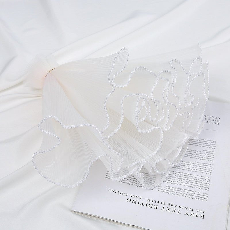 Pearl Diamond Mesh for Flower Bouquet - Elegant Supply