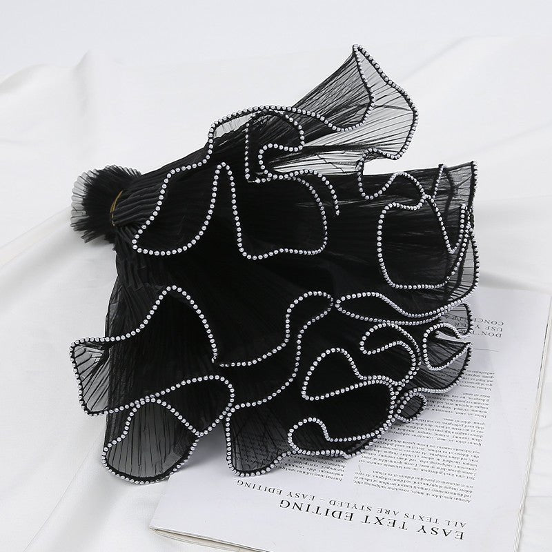 Pearl Diamond Mesh for Flower Bouquet - Elegant Supply