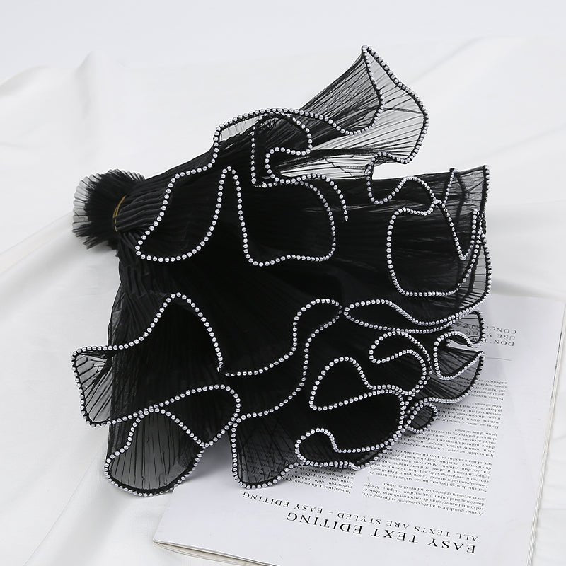 Pearl Diamond Mesh for Flower Bouquet - Elegant Supply