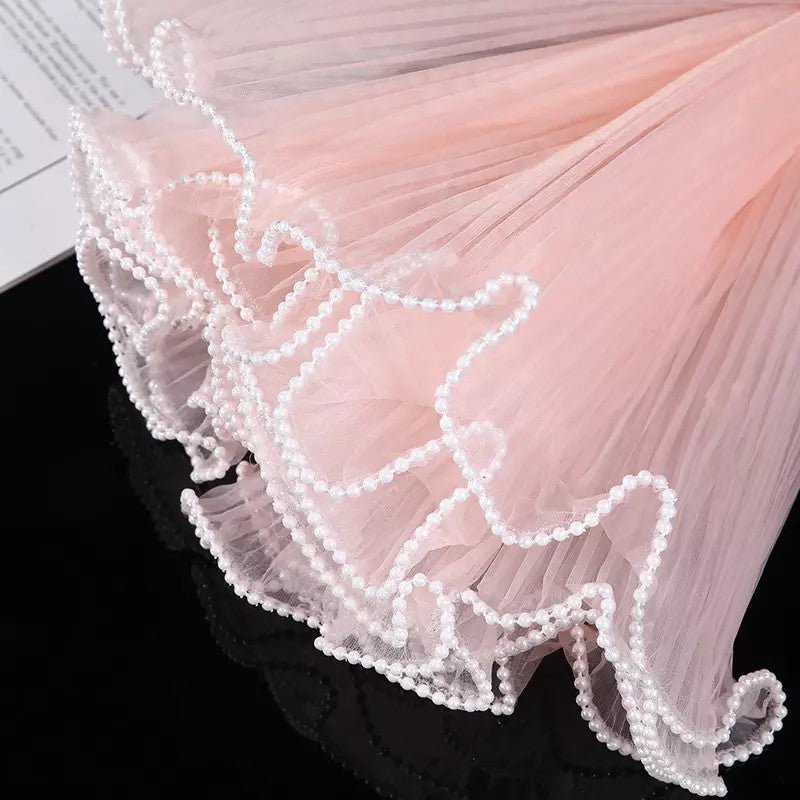 Pearl Diamond Mesh for Flower Bouquet - Elegant Supply