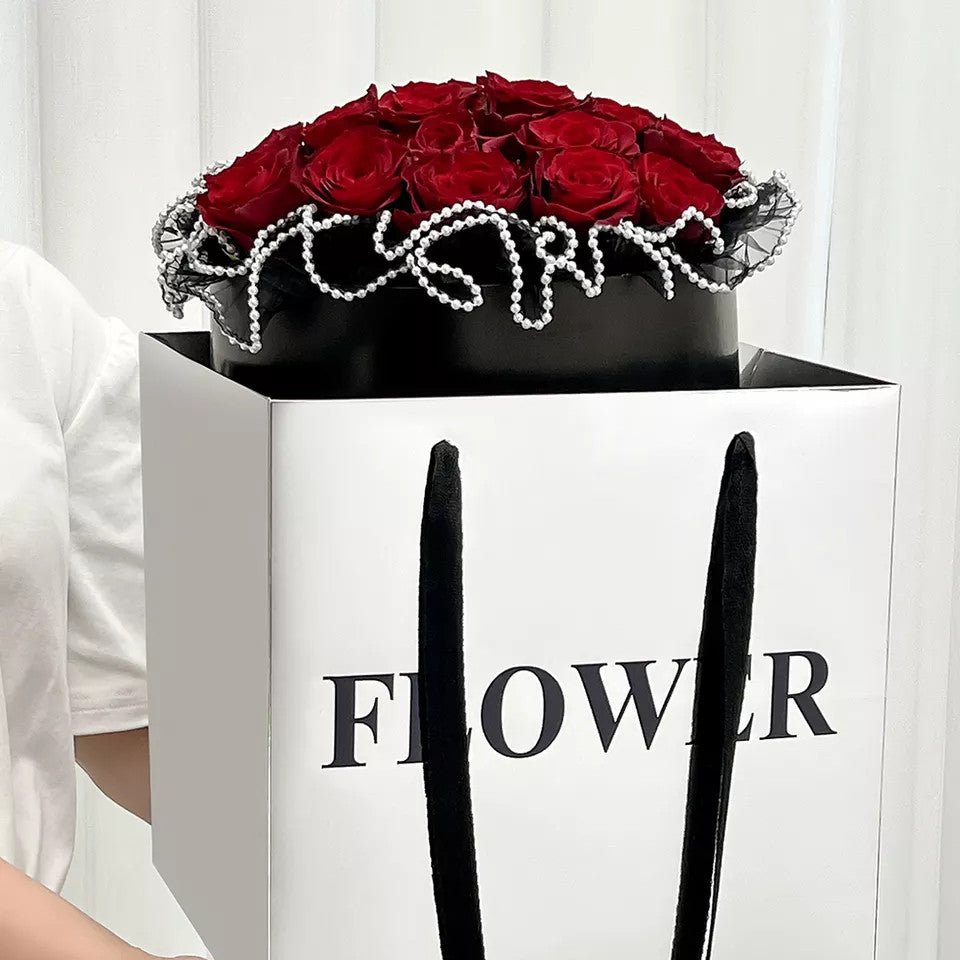 Solid Color DIY Circular Flower Bouquet Wrapping Paper (4 sets/bag) - Elegant Supply