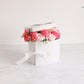 Two layers Heart Shape Flower Box with Clear Lid - Elegant Supply