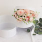 Two Layers Round Flower Box with Clear Lid - Elegant Supply