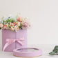 Two Layers Round Flower Box with Clear Lid - Elegant Supply