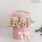 Two Layers Round Flower Box with Clear Lid - Elegant Supply