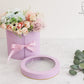 Two Layers Round Flower Box with Clear Lid - Elegant Supply