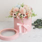 Two Layers Round Flower Box with Clear Lid - Elegant Supply