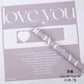 Waterproof "Love You" Flower Wrapping Paper (20 sheets/bag) - Elegant Supply
