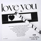 Waterproof "Love You" Flower Wrapping Paper (20 sheets/bag) - Elegant Supply