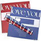 Waterproof "Love You" Flower Wrapping Paper (20 sheets/bag) - Elegant Supply