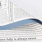 Waterproof Newspapers Double Sided Flower Wrapping Paper (20 sheets/bag) - Elegant Supply
