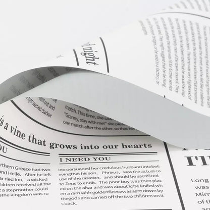 Waterproof Newspapers Double Sided Flower Wrapping Paper (20 sheets/bag) - Elegant Supply